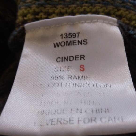 Vintage Zip Front Sleeveless Sweater/Vest with Pattern Details Size Small - Picture 8 of 9